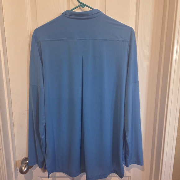 Blue Button-Up Shirt - Picture 6 of 7